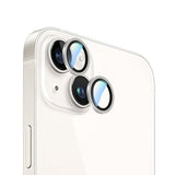 Apple iPhone 15 CaseWorld Alloy Sparkling Diamond Serisi Taşlı Lens Koruyucu