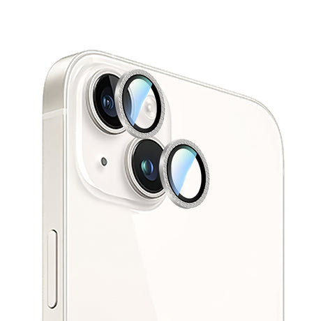 Apple iPhone 15 CaseWorld Alloy Sparkling Diamond Serisi Taşlı Lens Koruyucu