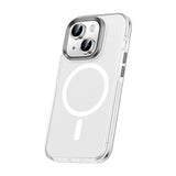 Apple iPhone 15 Kılıf Airbagli M-safe Wireless Şarj Özellikli Lens Koruyuculu Zore Klaptika Kapak