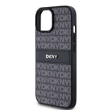 Apple iPhone 15 Kılıf DKNY Orjinal Lisanslı 3D Yazılı Repeat Texture Pattern Kapak