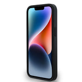 Apple iPhone 15 Kılıf DKNY Orjinal Lisanslı M-safe Şarj Özellikli 3D Yazılı Grid Pattern Kapak