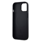 Apple iPhone 15 Kılıf DKNY Orjinal Lisanslı M-safe Şarj Özellikli 3D Yazılı Grid Pattern Kapak