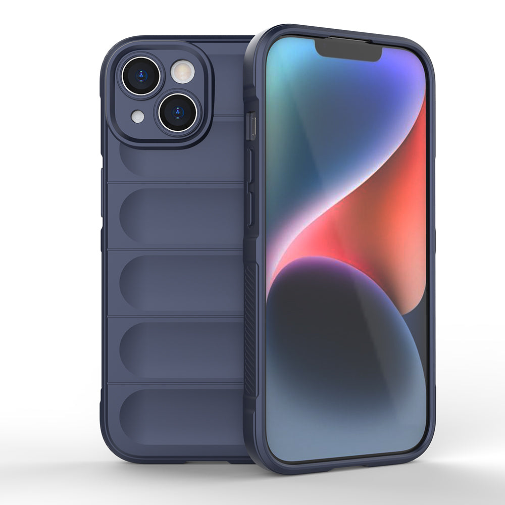 Apple iPhone 15 Kılıf Esnek TPU Oyuklu Arka Yüzey Tasarımlı Zore Etnik Silikon Kapak