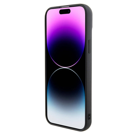 Apple iPhone 15 Kılıf Ferrari Orjinal Lisanslı M-safe Şarj Özellikli Metal Logolu PU Karbon Kapak