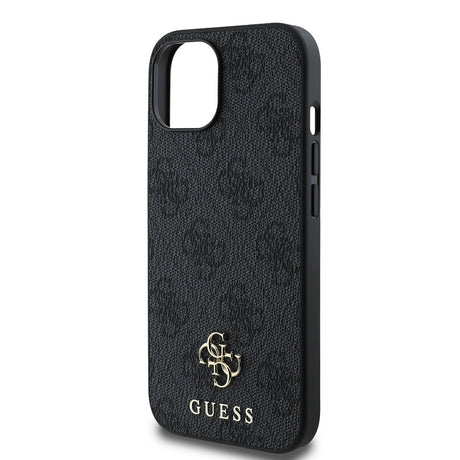 Apple iPhone 15 Kılıf Guess Orjinal Lisanslı M-safe Şarj Özellikli Small 4G Classic Kapak