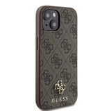 Apple iPhone 15 Kılıf Guess Orjinal Lisanslı M-safe Şarj Özellikli Small 4G Classic Kapak