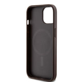 Apple iPhone 15 Kılıf Guess Orjinal Lisanslı M-safe Şarj Özellikli Small 4G Classic Kapak