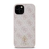 Apple iPhone 15 Kılıf Guess Orjinal Lisanslı M-safe Şarj Özellikli Small 4G Classic Kapak