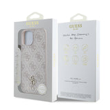 Apple iPhone 15 Kılıf Guess Orjinal Lisanslı M-safe Şarj Özellikli Small 4G Classic Kapak