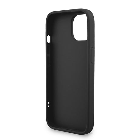 Apple iPhone 15 Kılıf Guess Orjinal Lisanslı PU Deri Bilek Askı İpli Metal Büyük 4G ve Yazı Logolu Kapak