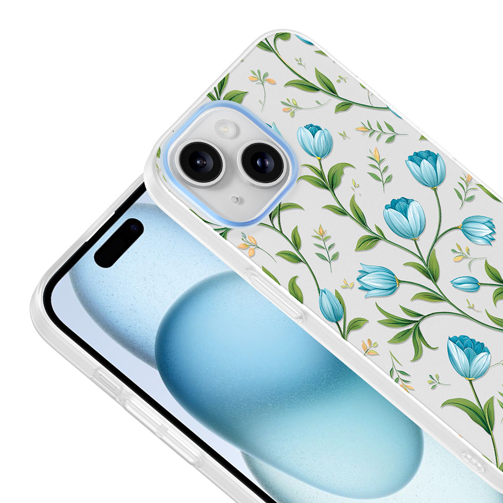 Apple iPhone 15 Kılıf Kamera Korumalı Desenli Zore Klip Kapak