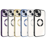 Apple iPhone 15 Kılıf Kamera Korumalı Logo Gösteren Zore Omega Kapak