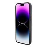 Apple iPhone 15 Kılıf Karl Lagerfeld İkonik Fixed Glitter Metal Logo Orjinal Lisanslı Kapak