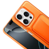 Apple iPhone 15 Kılıf Kartlıklı Zore X-Kart Silikon Kapak