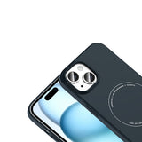 Apple iPhone 15 Kılıf M-Safe Şarj Özellikli Kamera Korumalı Zore Elio Sert PC Kapak