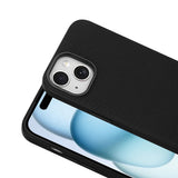 Apple iPhone 15 Kılıf M-Safe Şarj Özellikli Kumaş Tasarımlı Zore Miami Sert PC Kapak