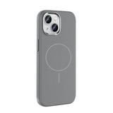 Apple iPhone 15 Kılıf M-Safe Şarj Özellikli Metal Kamera Çerçeveli Zore Edi Silikon Kapak