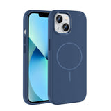 Apple iPhone 15 Kılıf M-Safe Şarj Özellikli Metal Kamera Çerçeveli Zore Edi Silikon Kapak