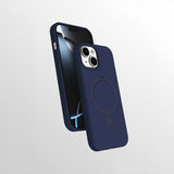 Apple iPhone 15 Kılıf M-safe Şarj Özellikli Standlı Zore Samara Kapak