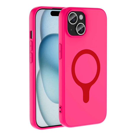 Apple iPhone 15 Kılıf M-Safe Şarj Özellikli Zore Aris Silikon Kapak