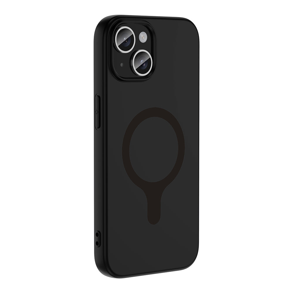Apple iPhone 15 Kılıf M-Safe Şarj Özellikli Zore Aris Silikon Kapak