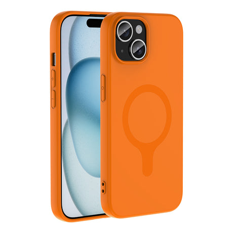 Apple iPhone 15 Kılıf M-Safe Şarj Özellikli Zore Aris Silikon Kapak