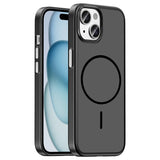 Apple iPhone 15 Kılıf M-Safe Şarj Özellikli Zore Lora PC Kapak