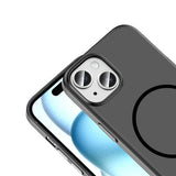 Apple iPhone 15 Kılıf M-Safe Şarj Özellikli Zore Lora PC Kapak