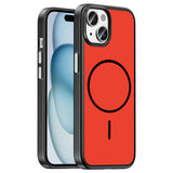 Apple iPhone 15 Kılıf M-Safe Şarj Özellikli Zore Lora PC Kapak