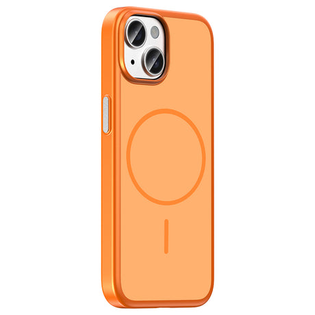 Apple iPhone 15 Kılıf M-Safe Şarj Özellikli Zore Lora PC Kapak