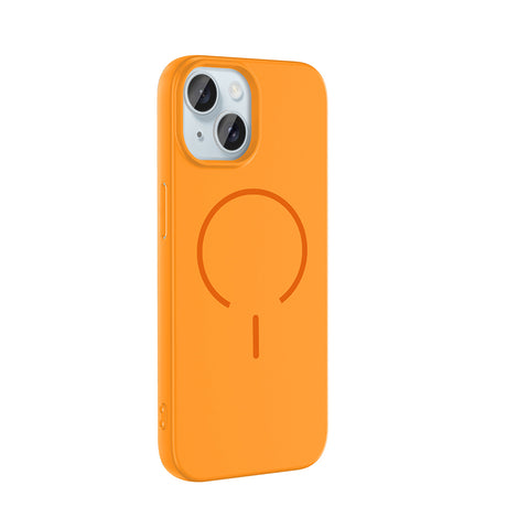 Apple iPhone 15 Kılıf M-safe Şarj Özellikli Zore Meta Kapak