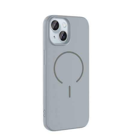 Apple iPhone 15 Kılıf M-safe Şarj Özellikli Zore Meta Kapak