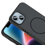 Apple iPhone 15 Kılıf M-safe Şarj Özellikli Zore Tea Kapak