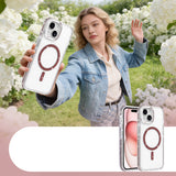 Apple iPhone 15 Kılıf M-safe Şarj Özellikli Zore Tera Silikon Kapak