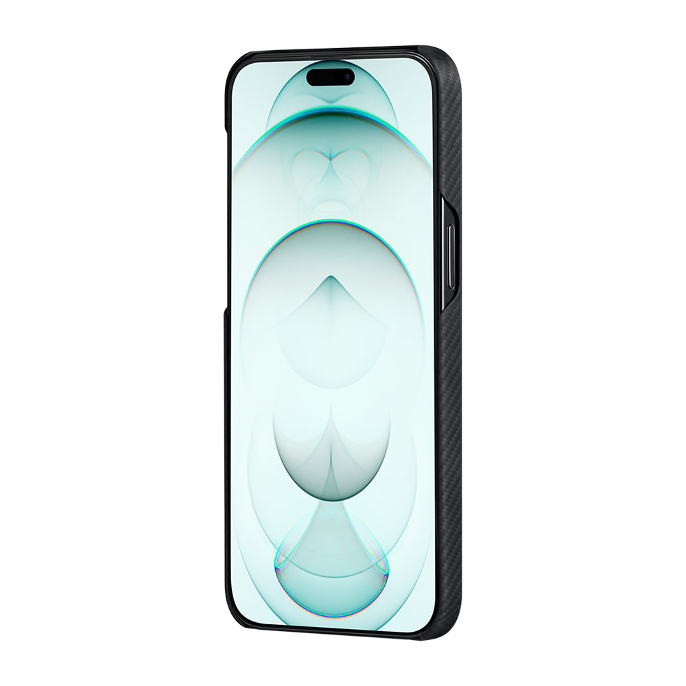 Apple iPhone 15 Kılıf M-safe Şarj Özellikli 600D Aramid Fiber Pitaka Tactile Woven Orchestra Serisi Rhapsody Kapak