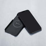 Apple iPhone 15 Kılıf M-safe Şarj Özellikli 600D Aramid Fiber Pitaka Tactile Woven Orchestra Serisi Rhapsody Kapak