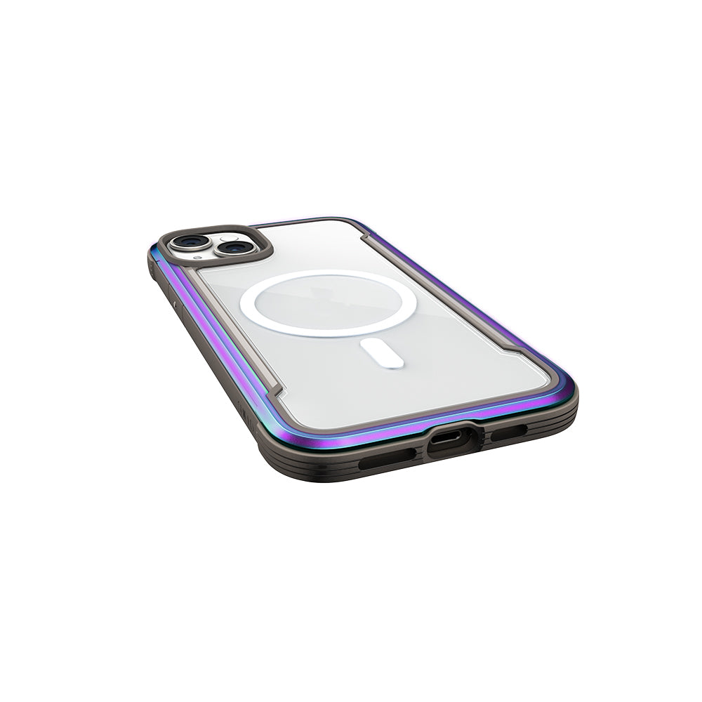 Apple iPhone 15 Kılıf M-safe Şarj Özellikli Airbagli Raptic Shield Serisi Şeffaf Arka Yüzey Kapak