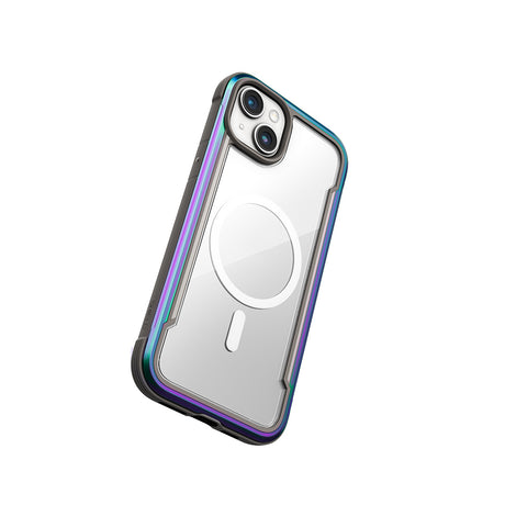 Apple iPhone 15 Kılıf M-safe Şarj Özellikli Airbagli Raptic Shield Serisi Şeffaf Arka Yüzey Kapak