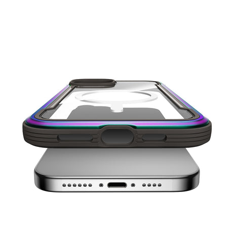 Apple iPhone 15 Kılıf M-safe Şarj Özellikli Airbagli Raptic Shield Serisi Şeffaf Arka Yüzey Kapak