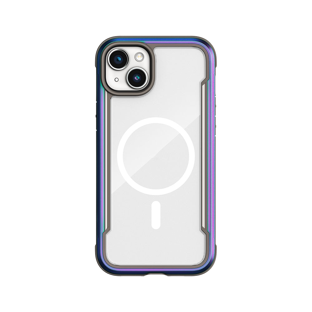 Apple iPhone 15 Kılıf M-safe Şarj Özellikli Airbagli Raptic Shield Serisi Şeffaf Arka Yüzey Kapak