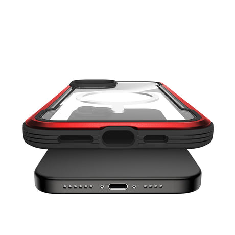 Apple iPhone 15 Kılıf M-safe Şarj Özellikli Airbagli Raptic Shield Serisi Şeffaf Arka Yüzey Kapak