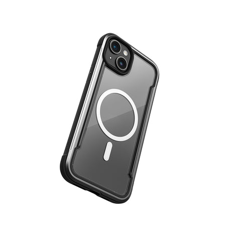 Apple iPhone 15 Kılıf M-safe Şarj Özellikli Airbagli Raptic Shield Serisi Şeffaf Arka Yüzey Kapak