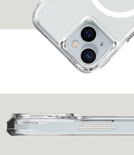 Apple iPhone 15 Kılıf M-safe Şarj Özellikli Airbagli Şeffaf Zore İncek Kapak