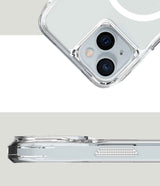 Apple iPhone 15 Kılıf M-safe Şarj Özellikli Airbagli Şeffaf Zore İncek Kapak
