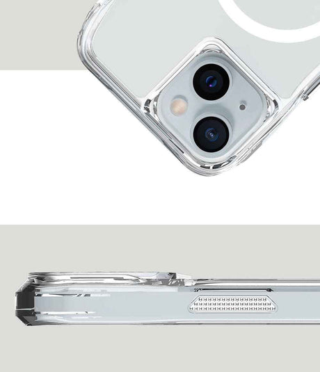 Apple iPhone 15 Kılıf M-safe Şarj Özellikli Airbagli Şeffaf Zore İncek Kapak