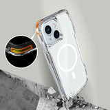 Apple iPhone 15 Kılıf M-safe Şarj Özellikli Airbagli Şeffaf Zore İncek Kapak