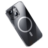 Apple iPhone 15 Kılıf M-safe Şarj Özellikli Benks ​​​​​​Crystal Serisi Şeffaf Kapak