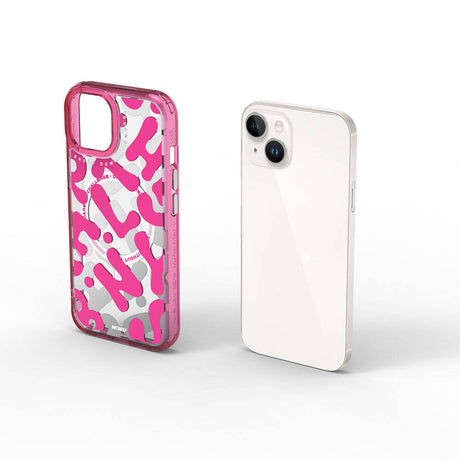 Apple iPhone 15 Kılıf M-safe Şarj Özellikli Boya Desenli Wiwu Fluorescent G Serisi Kapak