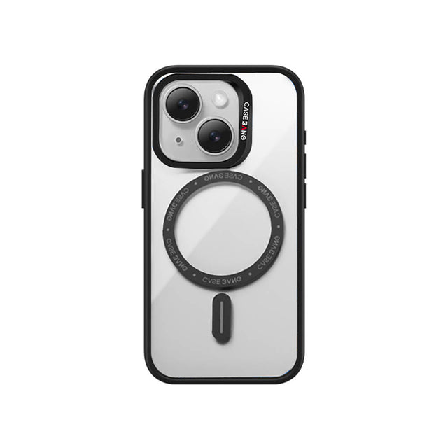 Apple iPhone 15 Kılıf M-safe Şarj Özellikli Casebang Body Frame Kapak