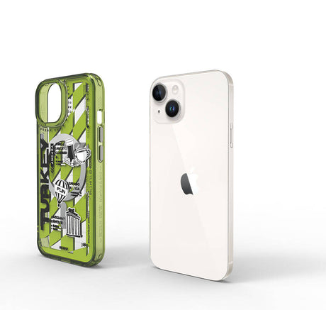 Apple iPhone 15 Kılıf M-safe Şarj Özellikli Desenli Wiwu Turkey A Serisi Kapak
